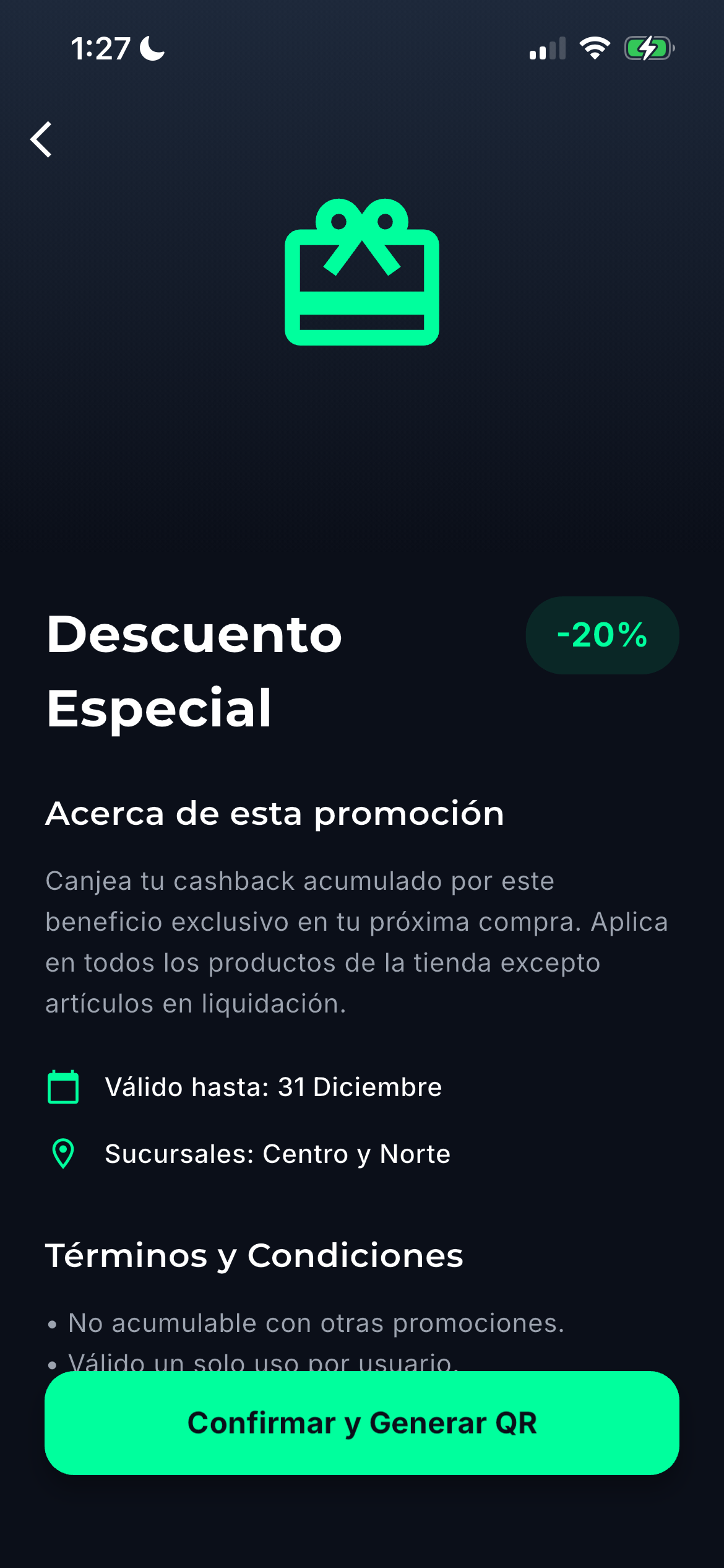 Detalle Promo